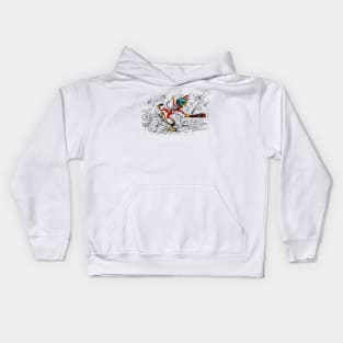 skater fox gift 4 Kids Hoodie